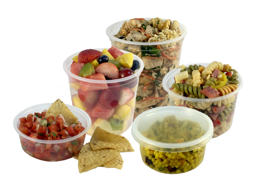 Wholesale Large Clear Deli Cups